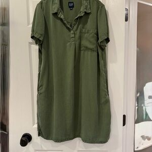 GAP Olive Green Casual Dress